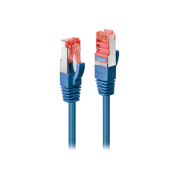 Lindy RJ-45/RJ-45 Cat6 0.3m netwerkkabel Blauw 0,3 m S/FTP (S-STP)