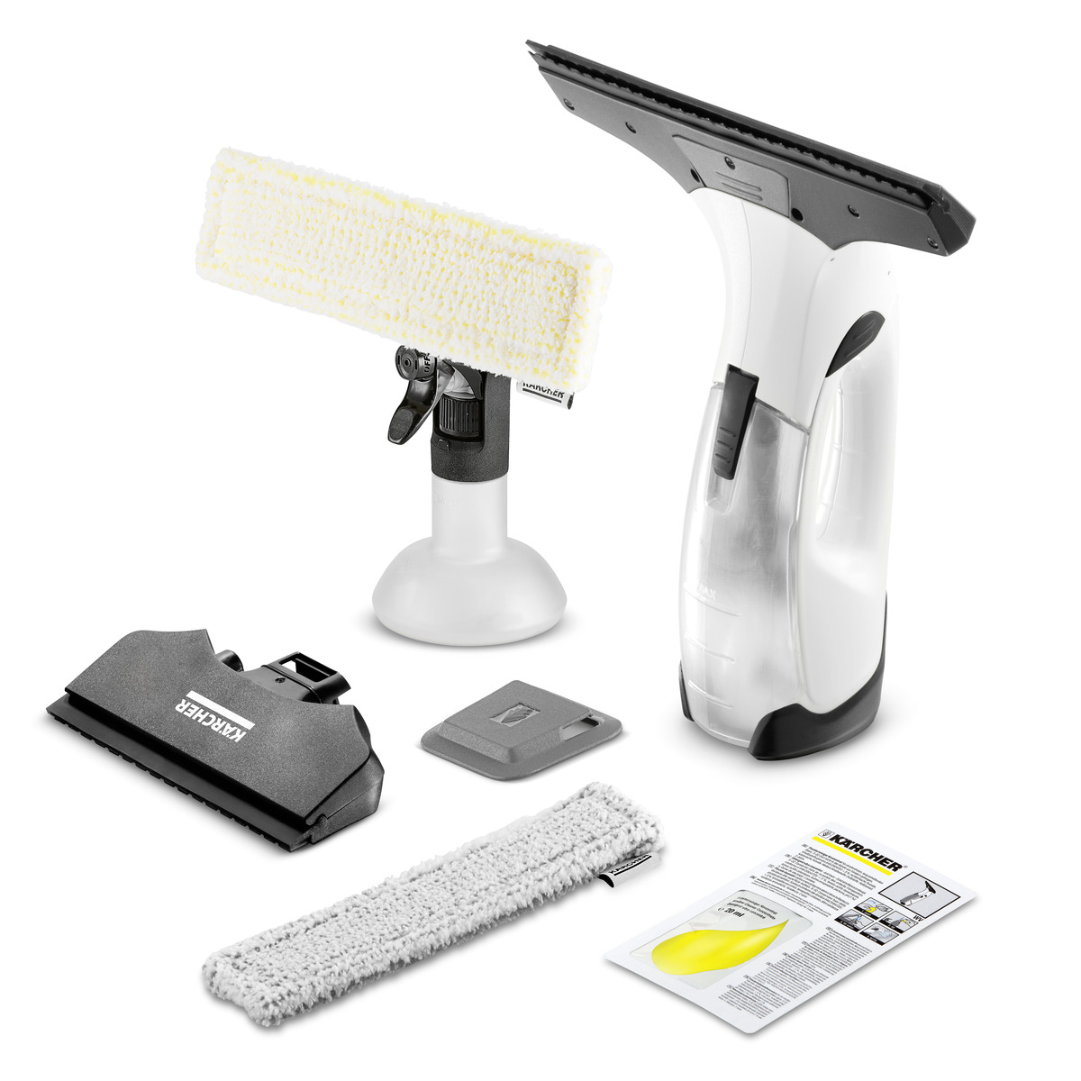 Karcher WV 2 Plus NP Akkus Ablaktisztító készülék 0.10L - Fehér / Fekete (1.633-661.0)