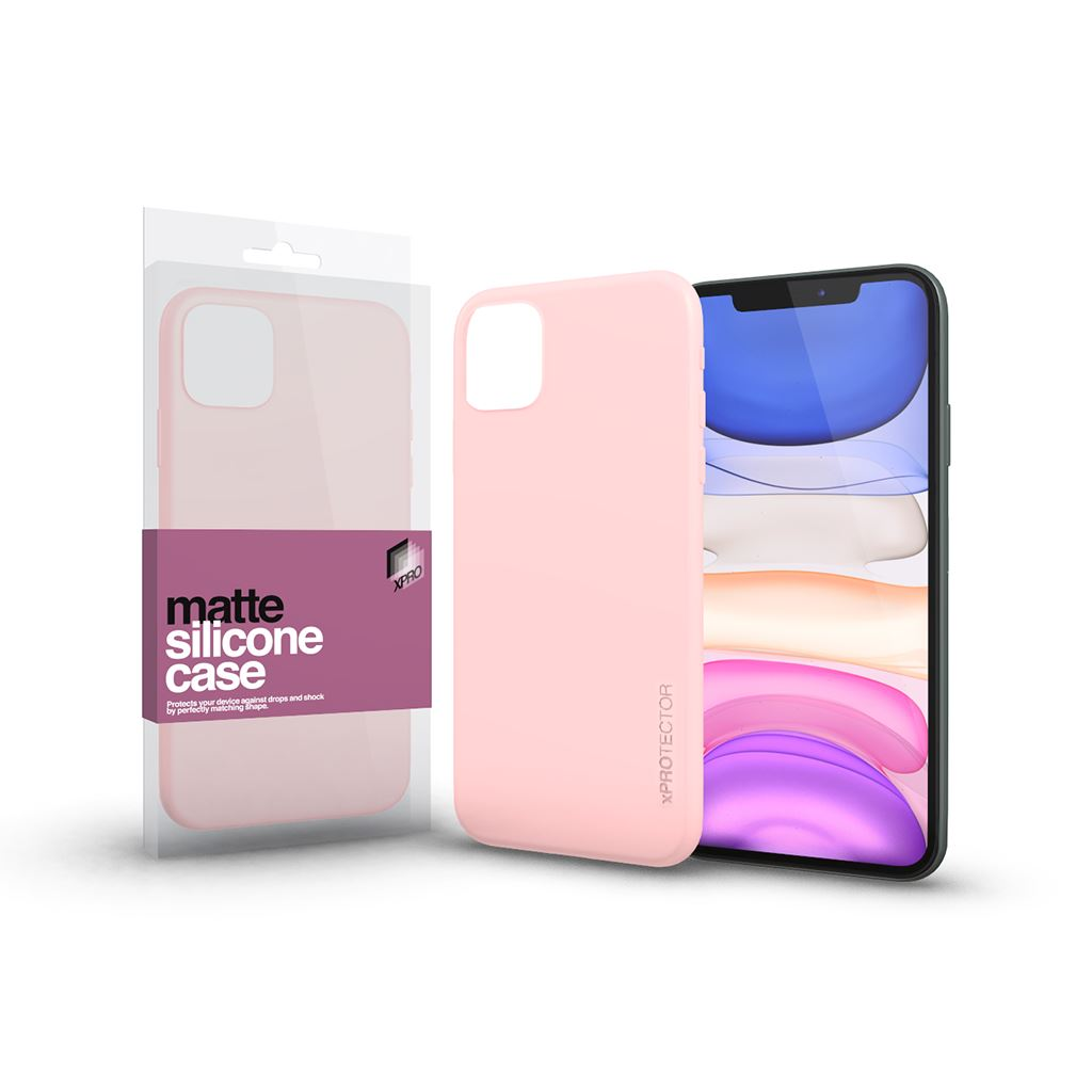 Xprotector Apple iPhone 11 Pro Max ultra vékony tok matt púder pink (118716) (x118716)