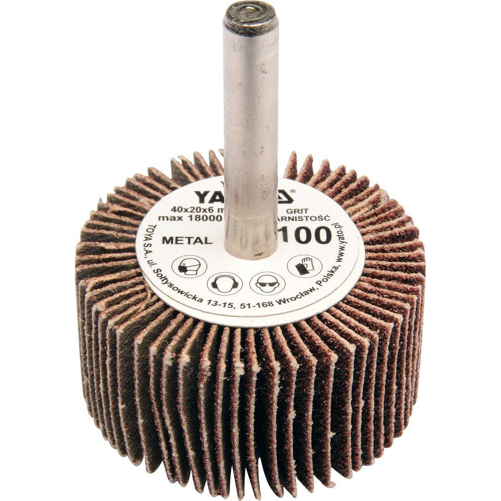 Yato lamellás korong 40x20 P-100, 6 mm (5906083833540)