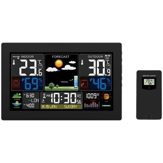 Solight Időjárás állomás, XL színes LCD (TE81XL)