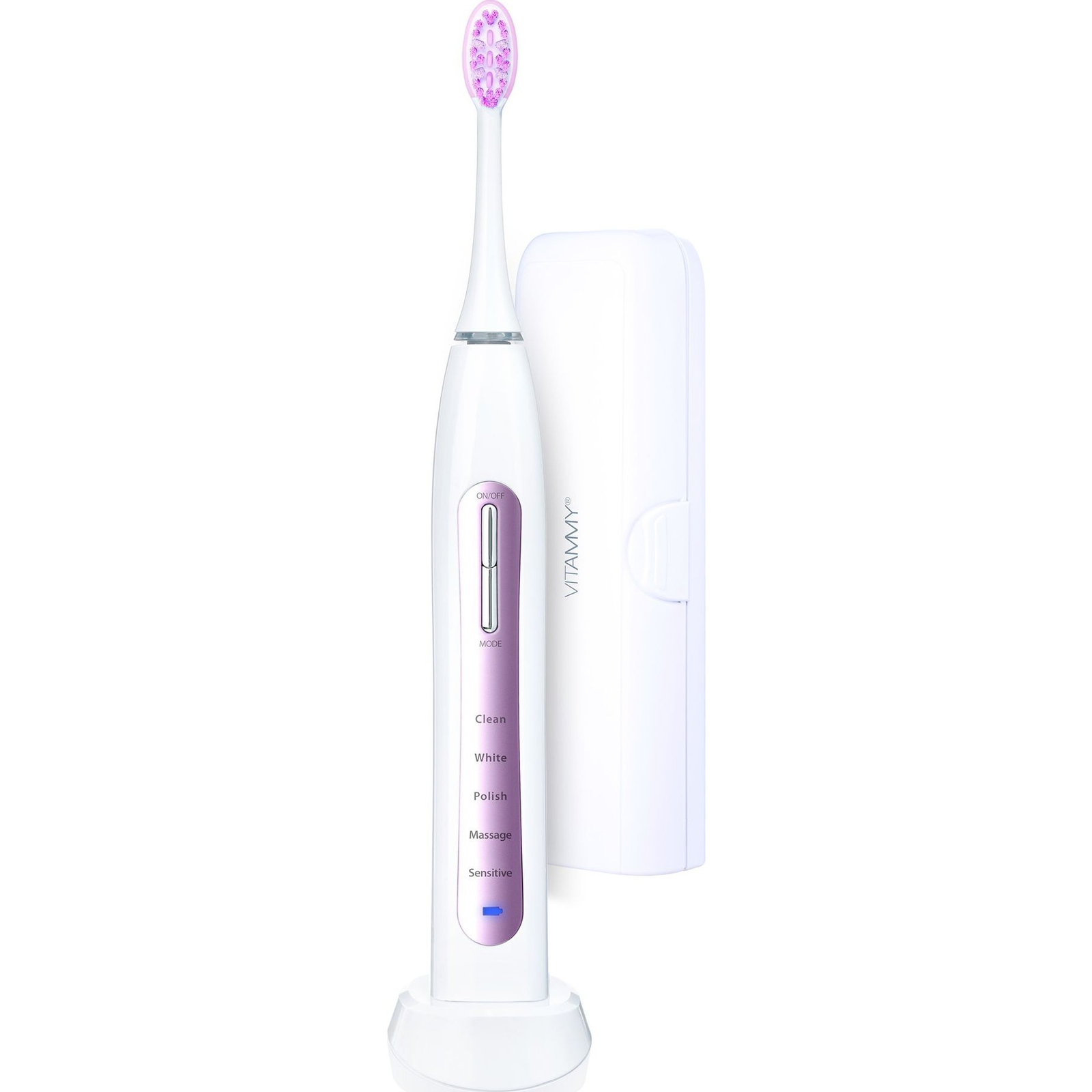 Vitammy Aurum Rose Szónikus Elektromos Fogkefe 96000 Rezgés/Perc Rózsaszín (Aurum Rose)