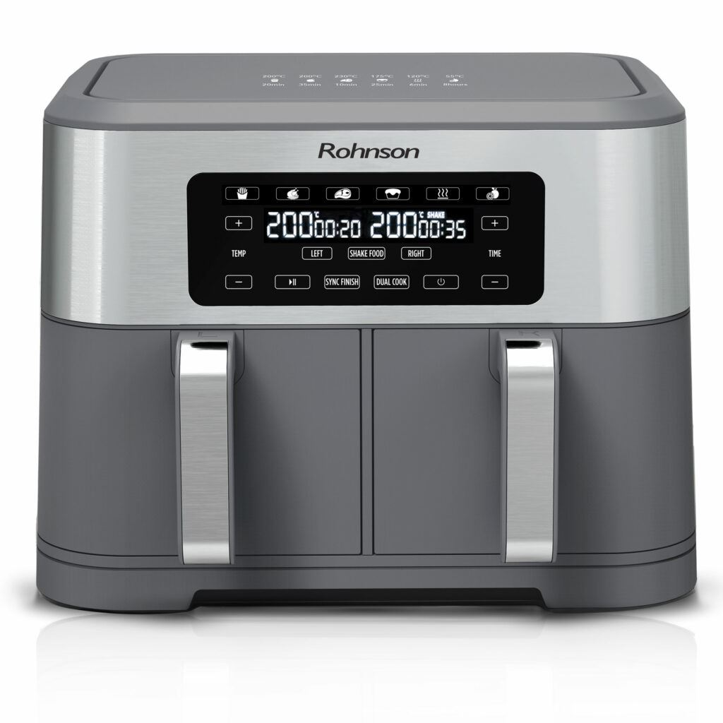 Rohnson R-2844 két kosaras forrólevegős sütő (R-2844)