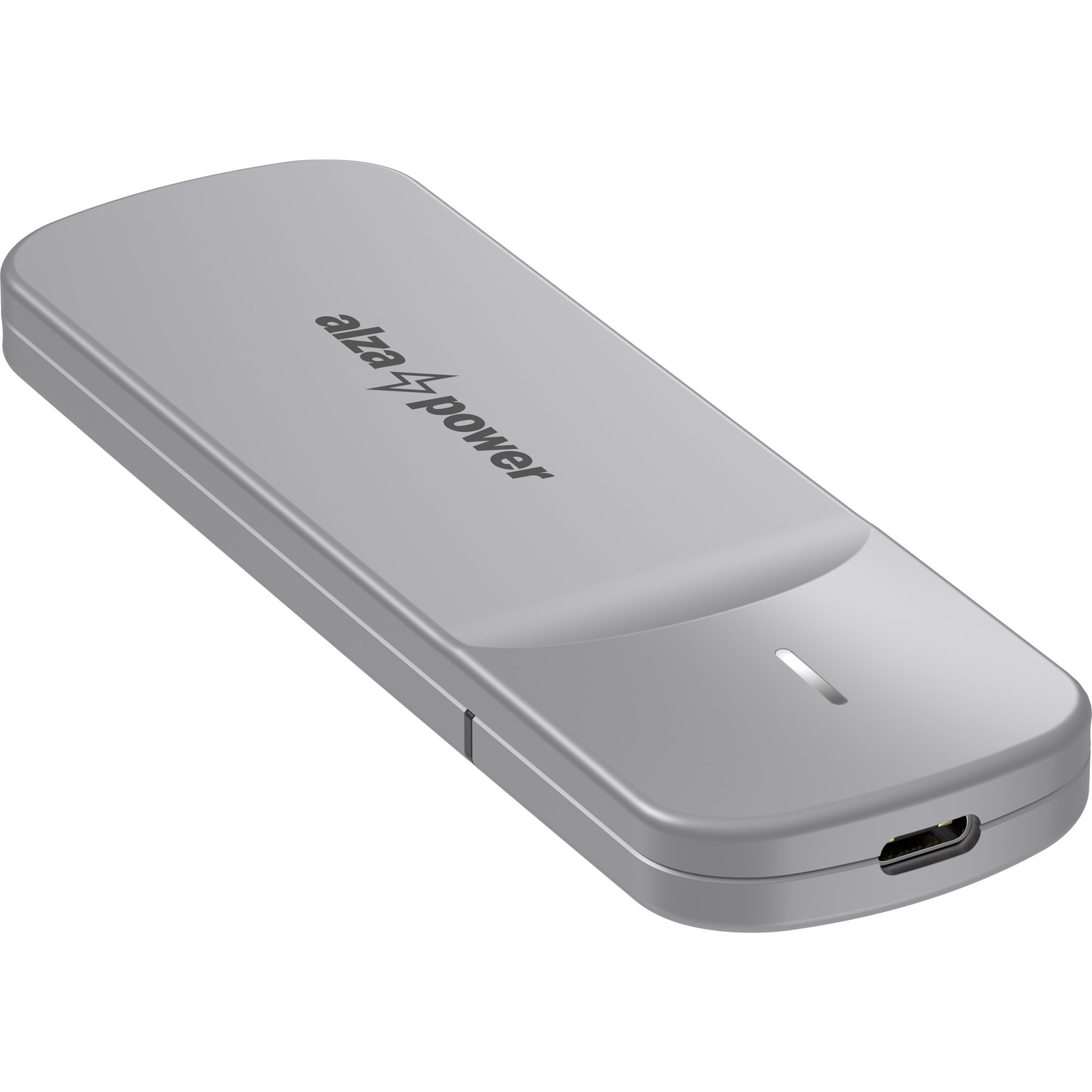 AlzaPower M.2 USB 3.2 Gen 2 SATA/NVMe SSD Drive Enclosure, asztroszürke (APW-SEC01NSS)
