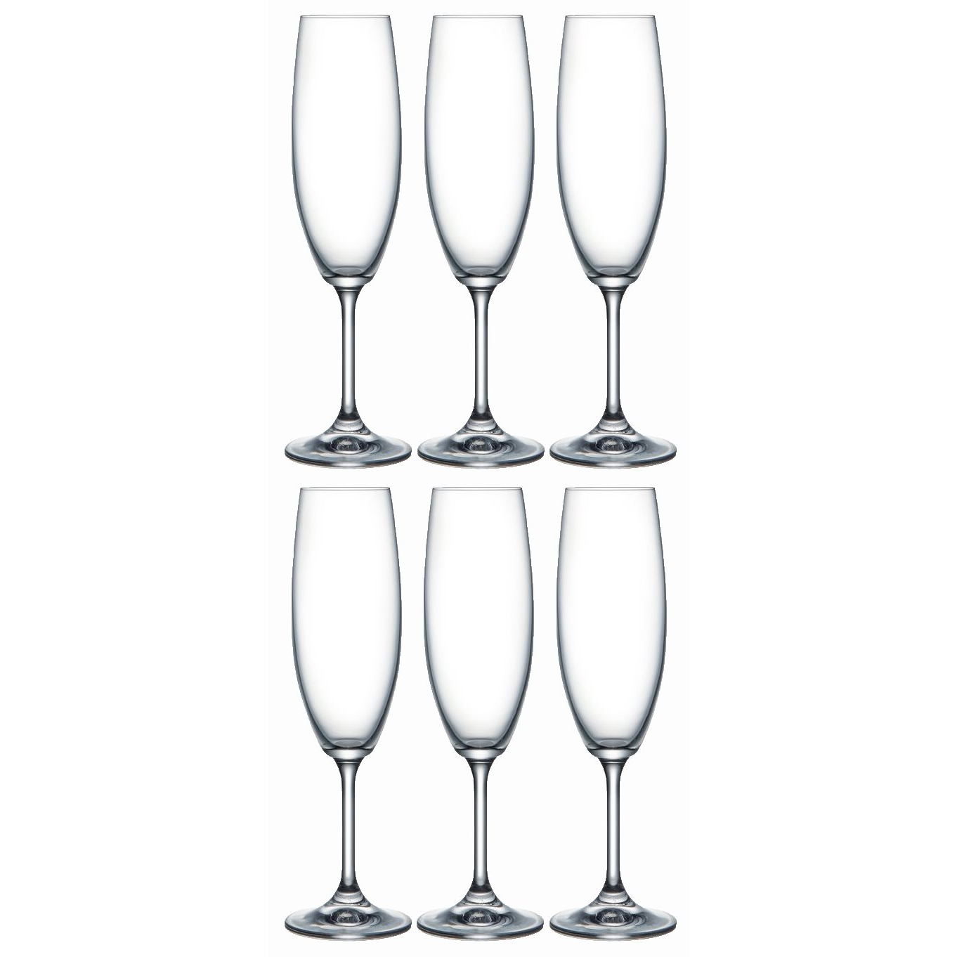 Crystalex pezsgőspoharak LARA 220ml 6db (144665)