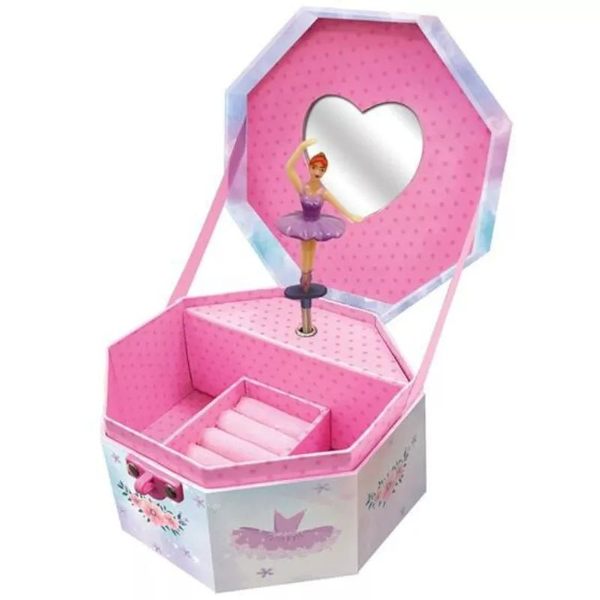 Zenélő ékszerdoboz forgó balerinával