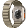 Apple Watch Ultra 2, GPS, Cellular, Корпус Titanium 49mm, Olive Alpine Loop - Large