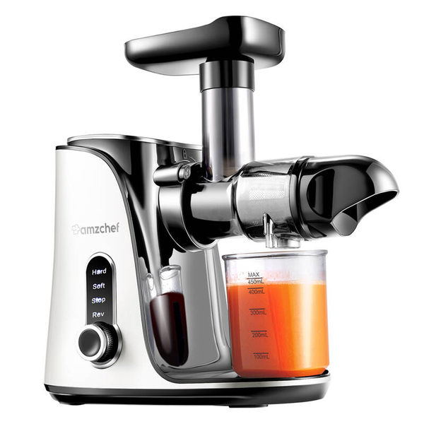Amzchef GM3001-WT Бавна сокоизстисквачка 150 W – Бяла