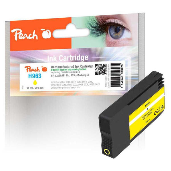 Peach 3JA25AE глава и патрон за мастиленоструен принтер 1 броя Съвместим Жълт