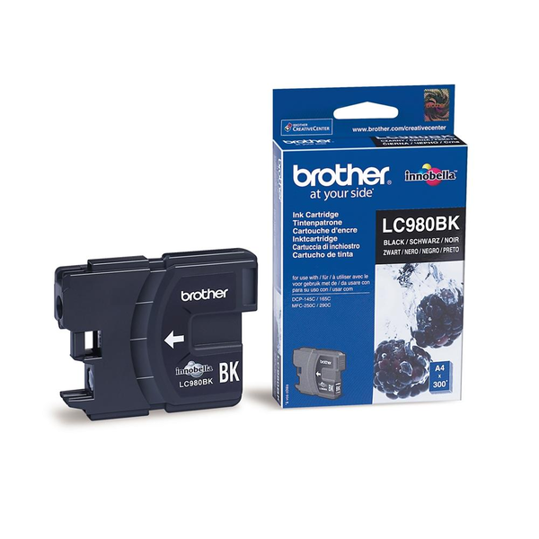 Brother LC-980BK blækpatron 1 stk Original Sort