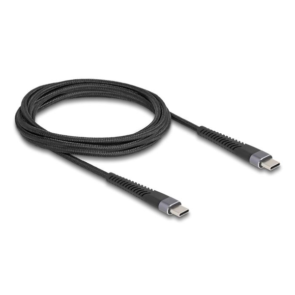 Delock USB 2.0 Type-C kábel 2m fekete (81125)