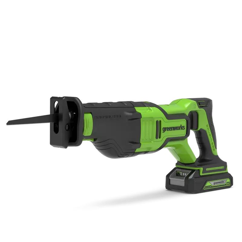 Greenworks GD24RS akkumulátoros orrfűrész, 24V, akku és töltő nélkül (1200407-GW) (1200407-GW)