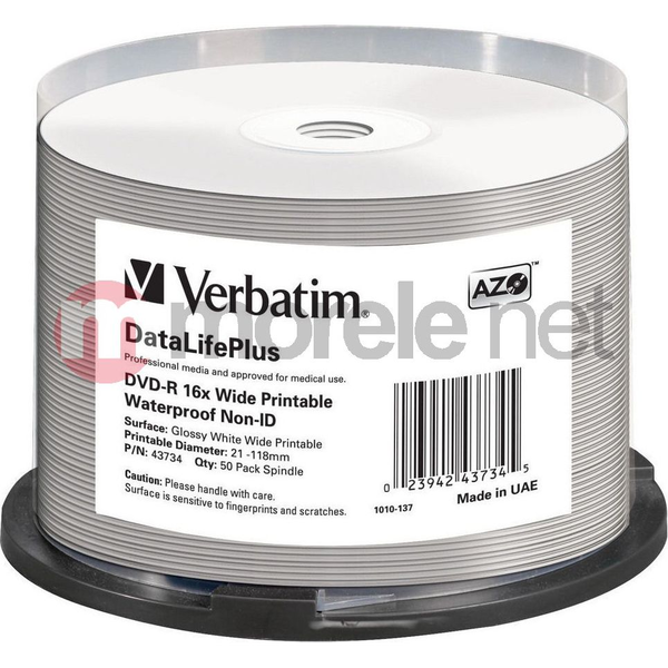 Verbatim DataLifePlus 4,7 GB DVD-R 50 stuk(s)