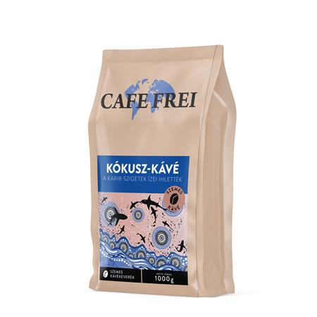 Cafe Frei Karib-szigetek Kókuszos Pörkölt szemes kávé 1000g (110159)