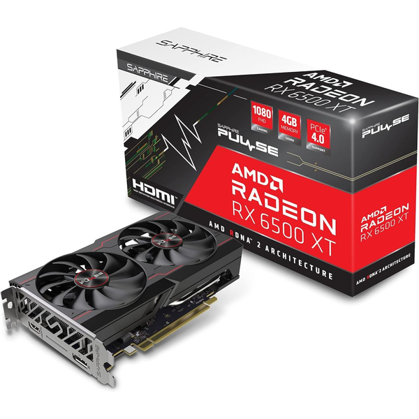 Sapphire Radeon RX 6500 XT PULSE OC 4GB GDDR6 64-bit grafikus kártya