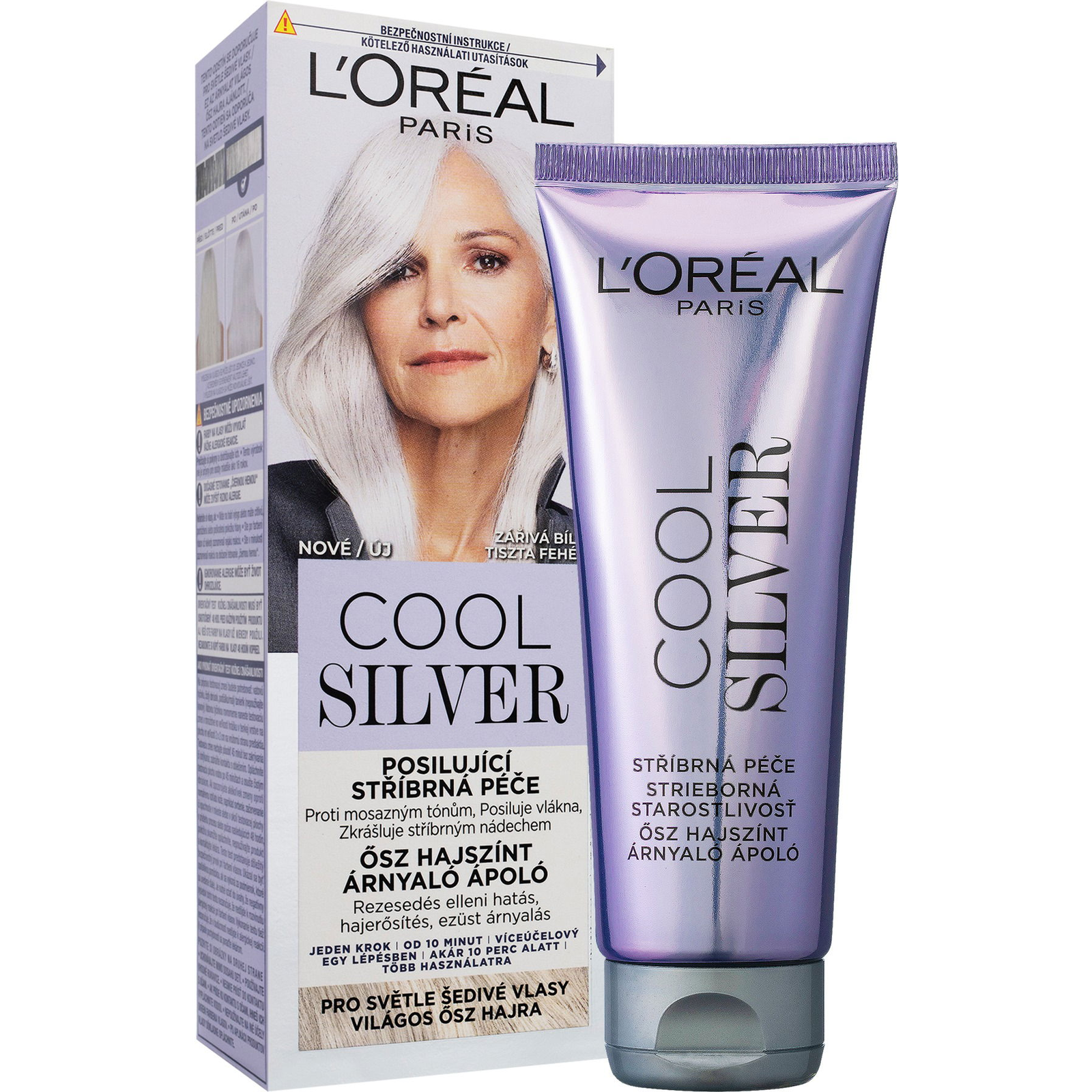 L'ORÉAL PARIS Cool Silver csillogó fehér 114 ml (3600524194796)