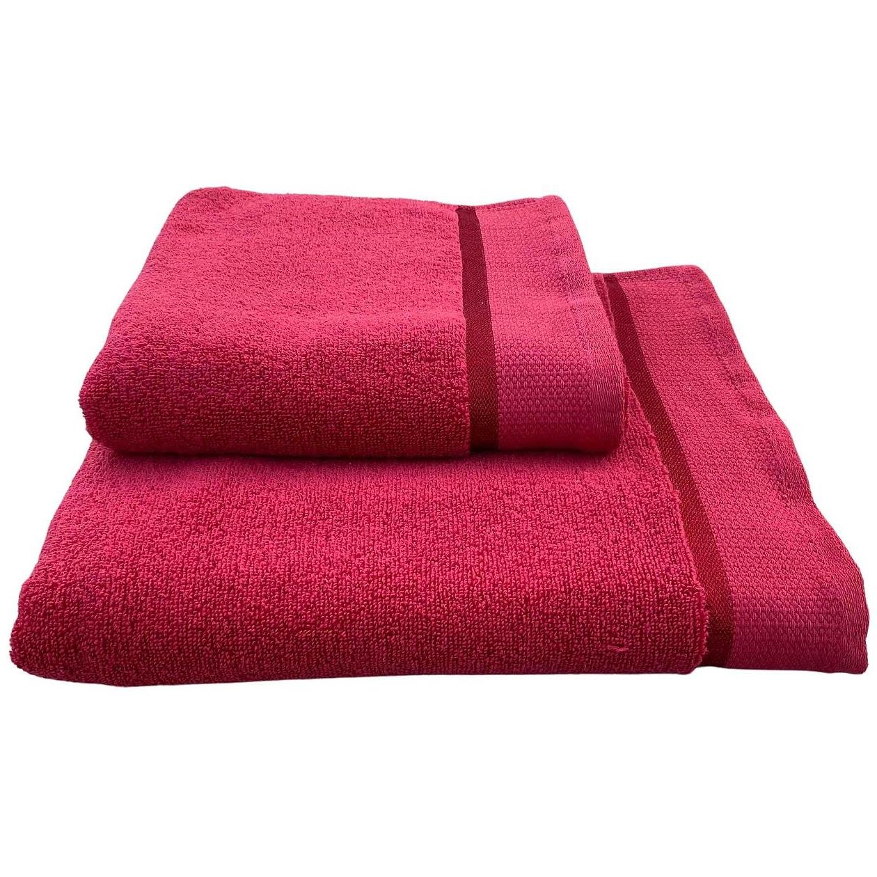 Jerry Fabrics Osuška Color 70 × 140 cm tmavě vínová (040001-COLOR0000YZ)