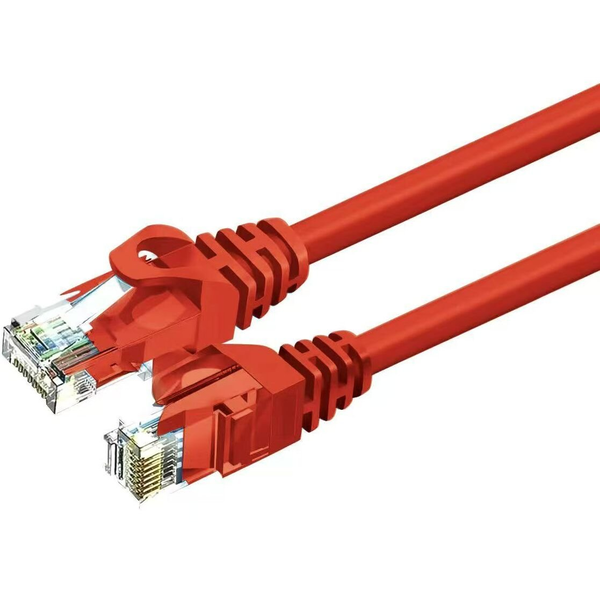 ZOY Kabel Sieciowy Ethernet Cat. 6 UTP CCA Czerwony 3m 