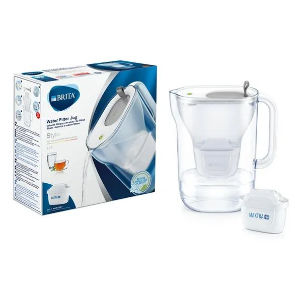 Brita 1039278 vandfilter Manuel vandfilter 2,4 L Grå, Transparent