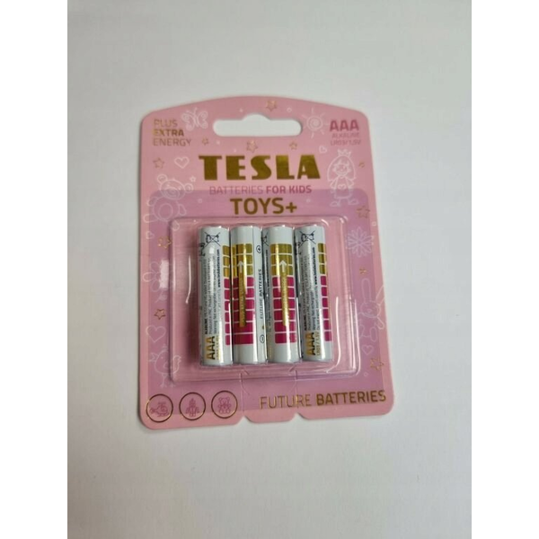 TESLA Alkáli Elem AAA TOYS+ GIRL[4x120]
