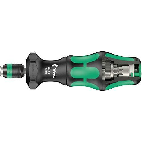 826 T Kraftform Turbo Bits-Handhalter (schwarz/grün, mit Rapidaptor Schnellwechselfutter)