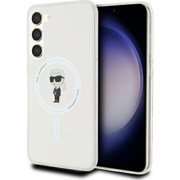 Karl Lagerfeld IML Ikonik S24+ MagSafe tok, átlátszó KLHMS24MHFCKNOT (KLD1949)