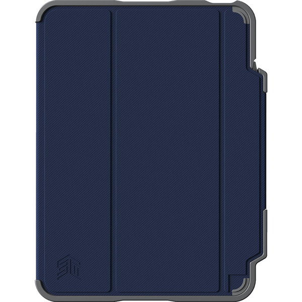 STM Goods Dux Plus Tablet tok Apple iPad 10.9 (Gen.10, 2022) 27,7 cm (10,9) Book Cover Kék, Átlátszó