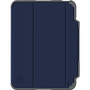 STM Goods Dux Plus Tablet tok Apple iPad 10.9 (Gen.10, 2022) 27,7 cm (10,9) Book Cover Kék, Átlátszó