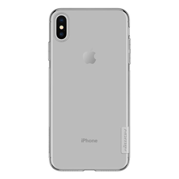 NILLKIN NATURE szilikon telefonvédő (0.6 mm, ultravékony) SZÜRKE [Apple iPhone XS Max 6.5] (5996457799862)