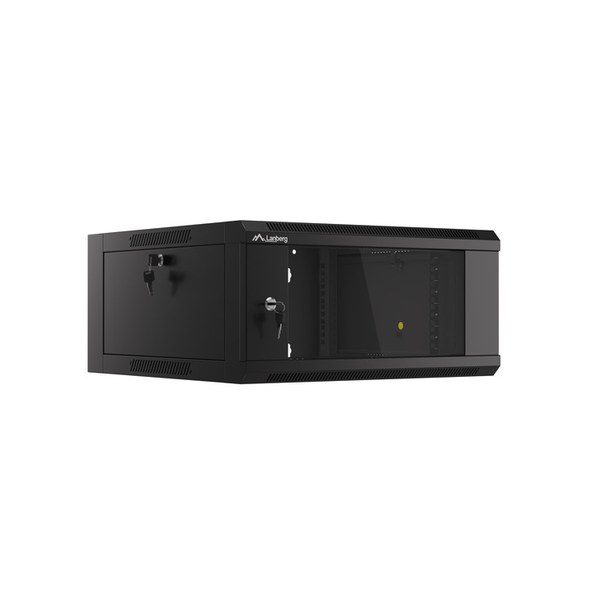 Serverová skříň závěsná 19cali 4U 570x600 černá WFFA-5604-10B