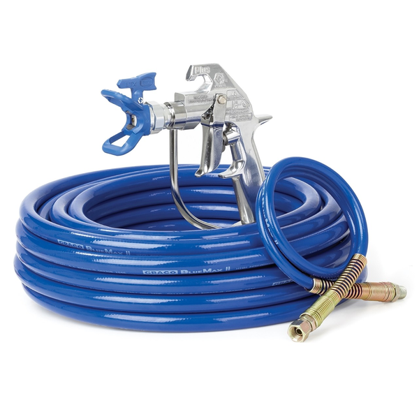 Graco GRACO STANOWSIKO MALARSKIE PISTOLET SILVER PLUS + WĄŻ BLUEMAX II 15m + KOŃCÓWKA BICZOWA 0,9m