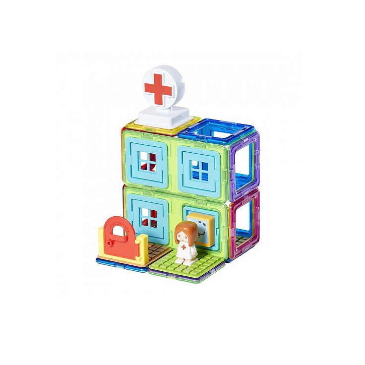 Magformers Kórház 22 darabos mágneses építő készlet (005-717006)
