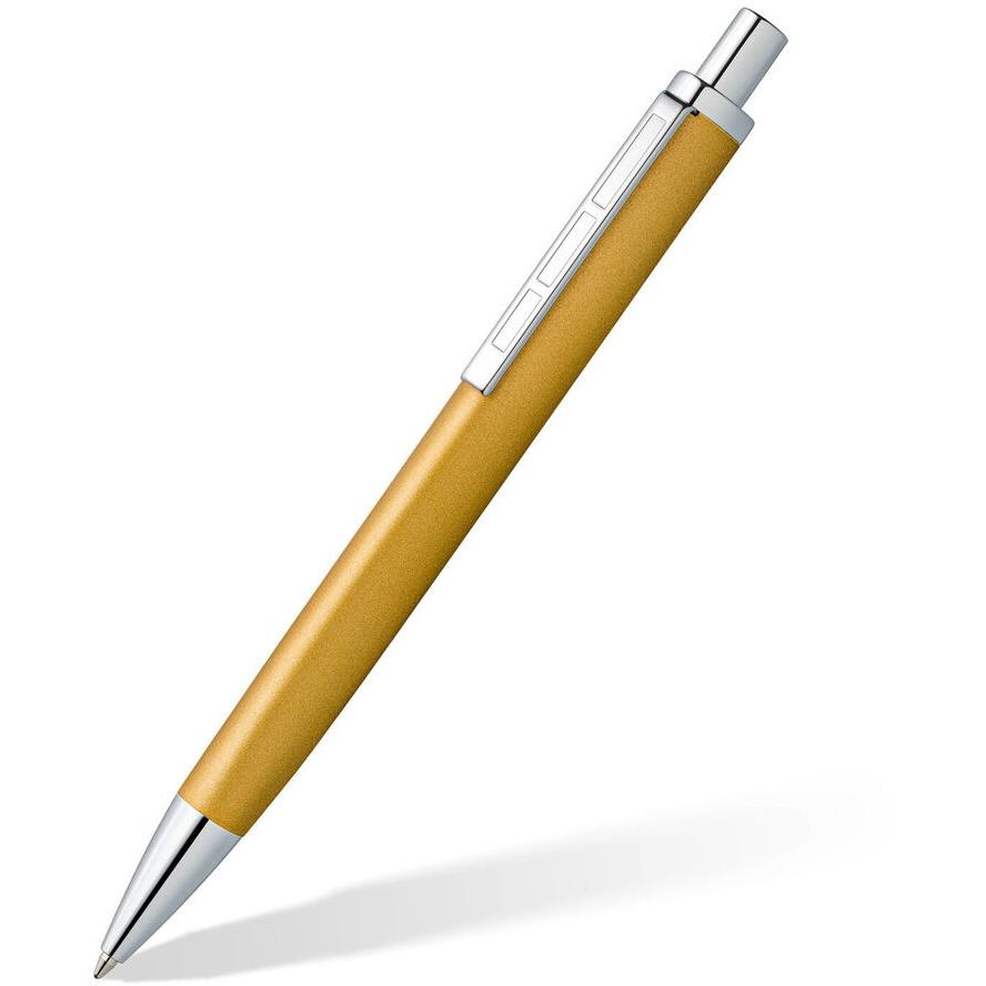 STAEDTLER nyomógombos golyóstoll triplus utántölthető, arany (444 M11-3)