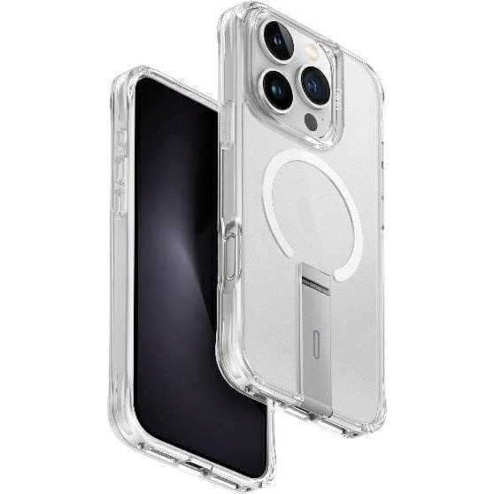 Uniq Eleva Apple iPhone 16 Pro Magsafe szilikon tok tartó résszel, átlátszó (UNIQ1352)