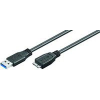 Microconnect USB3.0AB2MICRO cavo USB USB 3.2 Gen 1 (3.1 Gen 1) 2 m USB A Micro-USB B Nero