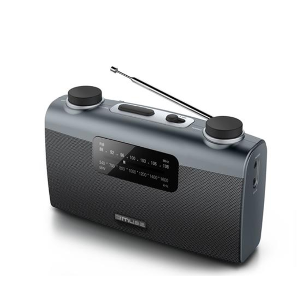 Muse M-058R Hordozható FM Rádió - Szürke