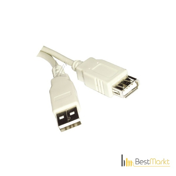Value USB 2.0 Cable, Type A, 3.0 m USB kabel 3 m USB A Bílý