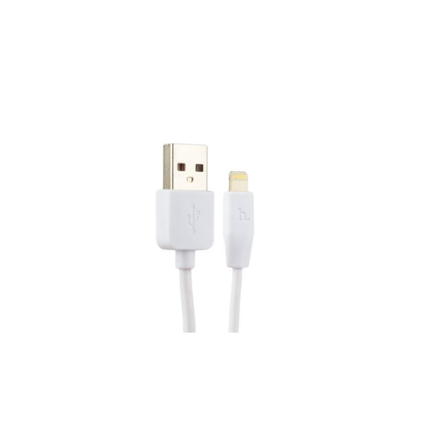 HOCO X1 USB-A apa - Lightning apa 2.0 Adat és töltőkábel - Fehér (3m)