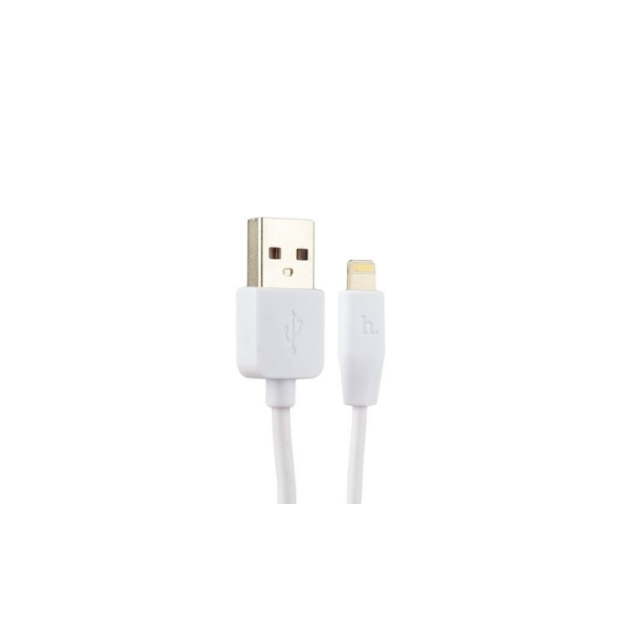 HOCO X1 USB-A apa - Lightning apa 2.0 Adat és töltőkábel - Fehér (3m) (X1-LI-3M-WH)