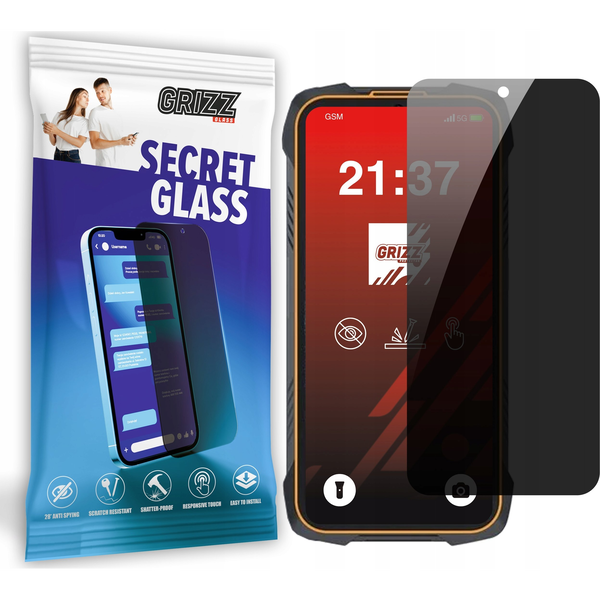 Szkło prywatyzujące GrizzGlass SecretGlass do Cubot King Kong 6