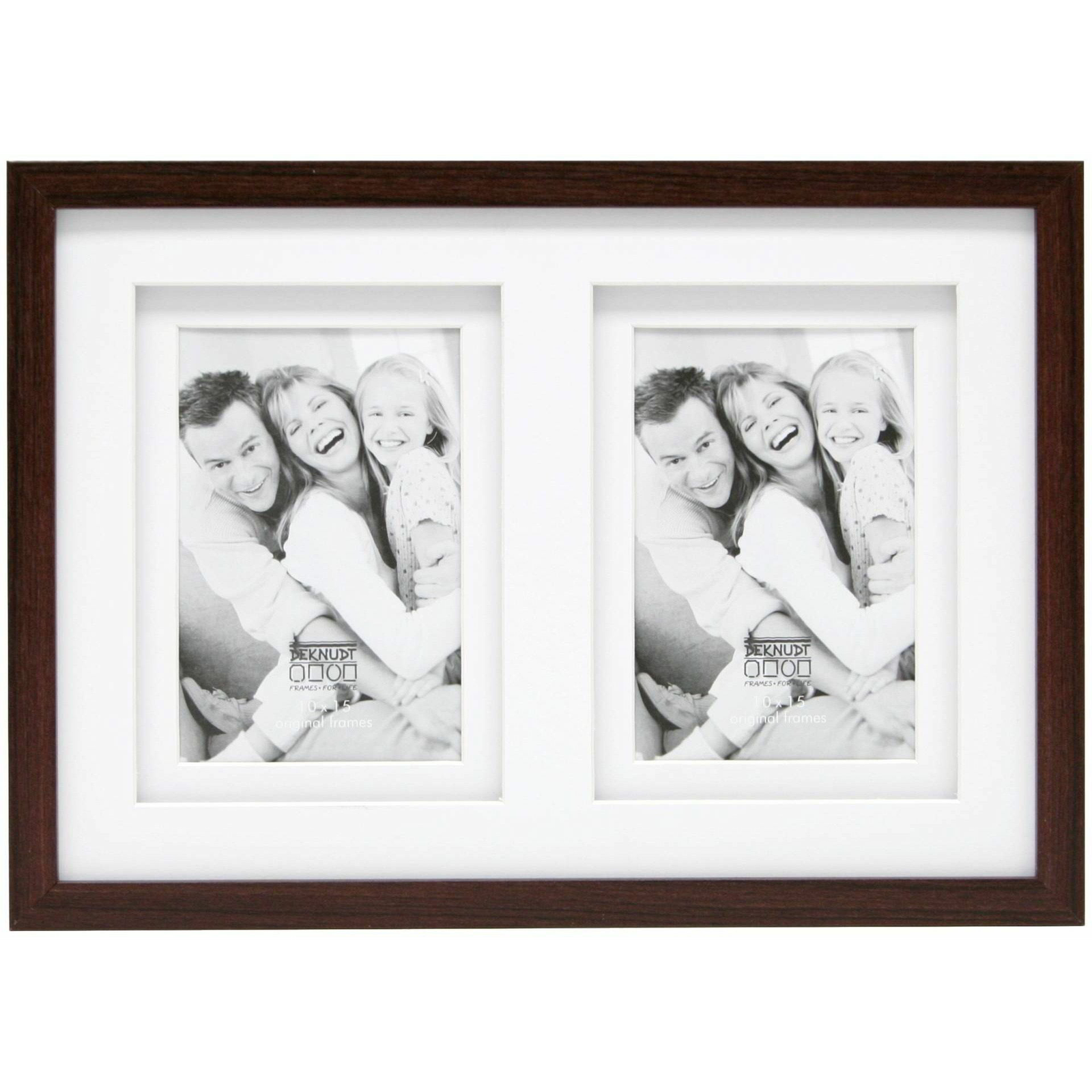 Deknudt S65KQ2 34x24,5 Képkeret - Barna (S65KQ2 2X10X15)