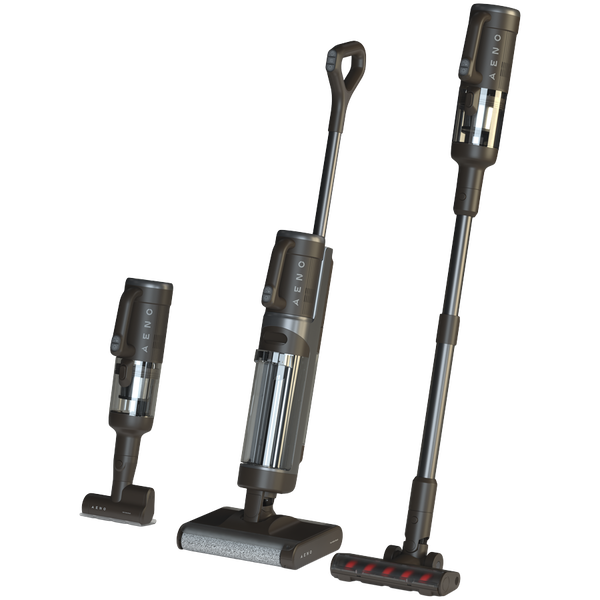 Aeno ATC0001 Cordless Transformer Akkus porzsák nélküli álló / kézi Felmosó porszívó - Szürke / Fekete