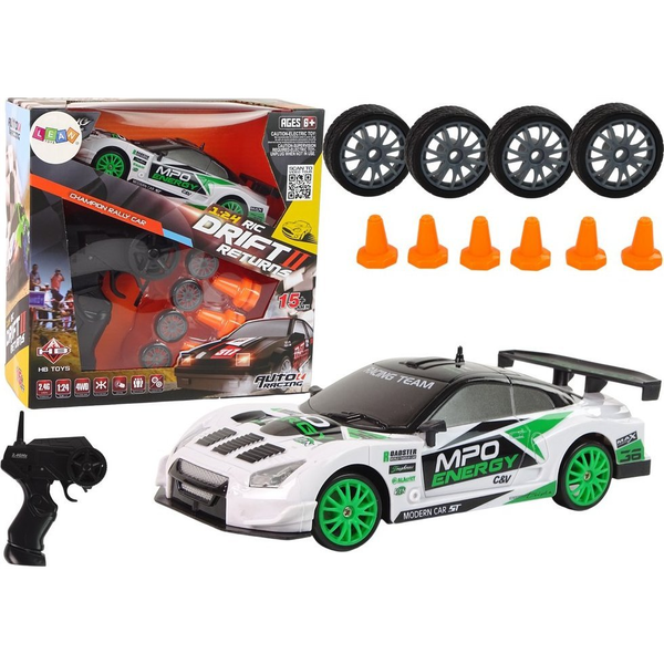  LeanToys Auto Sportowe Drift Zdalnie Sterowane R/C 15 km/h Zmiana kół LEAN Toys