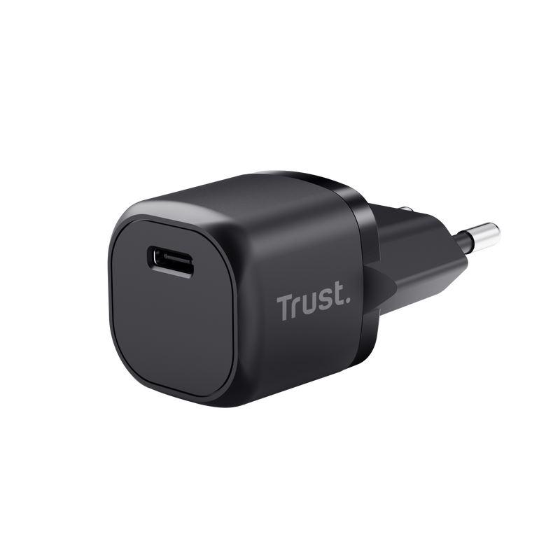 Trust Maxo 20W USB-C PD hálózati töltő fekete (25174) (trust25174)