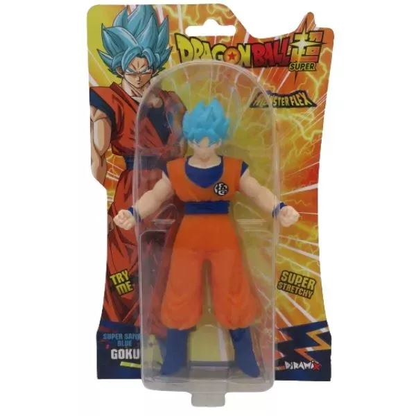 Aweco Monsterflex: nyújtható Dragon Ball figura - Goku kék Szuper Csillagharcos (9772499893722-SSBG)