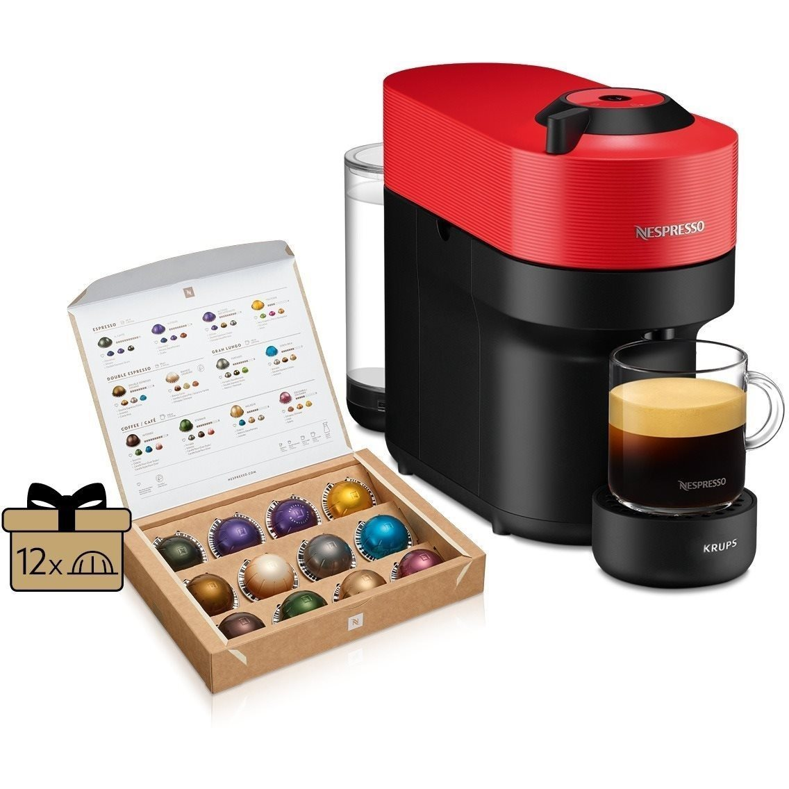 NESPRESSO KRUPS Vertuo Pop Spicy Red XN920510 (XN920510)