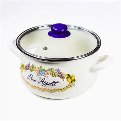 TOO Belly Bon Appetit 2,8 literes, 18cm átmérőjű fazék, üveg fedővel (467131)