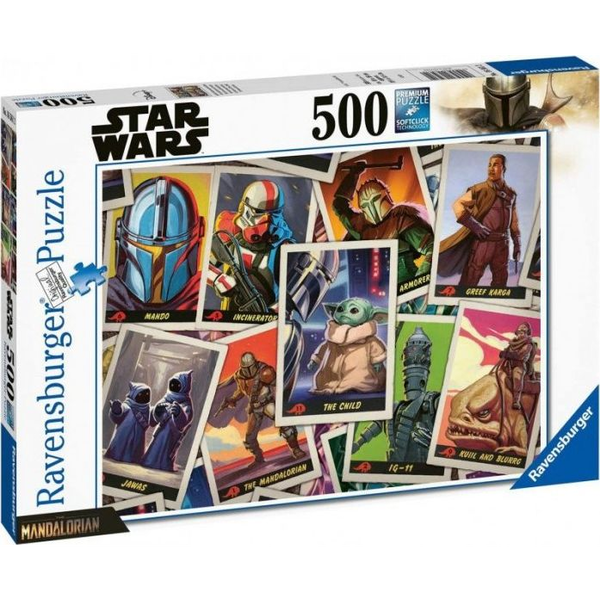 Baby Yoda Puzzle 500 Darabos Ravensburger - A Mandalorian