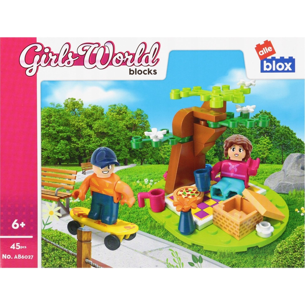  ALLEBLOX KLOCKI KONSTR ALLEBLOX GIRL PIKN 45EL 19X14X5 48
