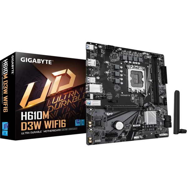 GIGABYTE H610M D3W WIFI6 Intel H610 LGA 1700 Micro ATX